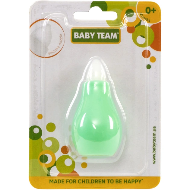 Носовой аспиратор Baby Team бирюзовый (7002_бирюзовый) - изображение 2