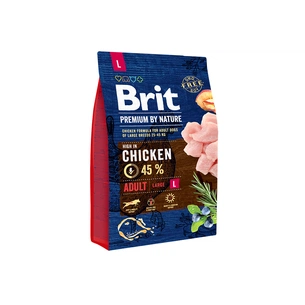 Сухий корм для собак Brit Premium Dog Adult L 3 кг (8595602526444) зображення 1