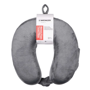 Туристична подушка Wenger Memory Foam Travel Neck Pillow, сірий (611884) изображение 1