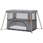 Ліжечко Kinderkraft манеж 2 в 1 Movi Grey Wooden (5902533918454) - зменшене зображення 1