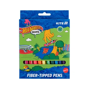 Фломастери Kite Hot Wheels 12 кольорів (HW25-447-2) зображення 1