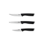 Набір ножів Tefal Essential 3шт, нержавіюча сталь, пластик, чорний (K2219455) - зменшене зображення 7