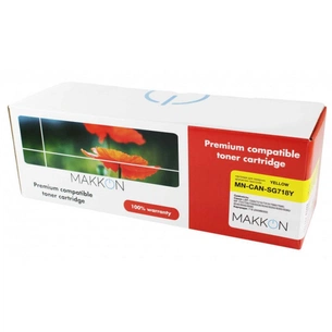 Картридж Makkon Canon 718 (SG118Y) 2.9k yellow (MN-CAN-SG718Y) зображення 1