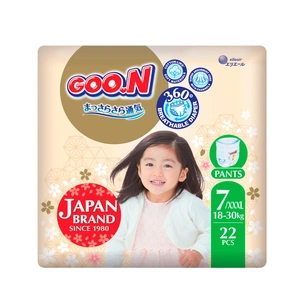 Підгузки GOO.N Premium Soft Трусики 18-30 кг Розмір 7 3XL 22 шт (F1010101-160) зображення 1