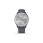 Смарт-годинник Garmin vivomove 3S, Silver, Granite Blue, Silicone (010-02238-00) - зменшене зображення 7