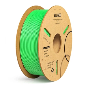 Пластик для 3D-принтера ELEGOO PLA Plus 1кг, 1.75мм, green light (50.203.0071) зображення 1