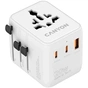 Зарядний пристрій Canyon OnTour 20 2xUCB-C + USB-A EU/UK/US/AUS 20W White (CNS-TA20W1005W) - зменшене зображення 1