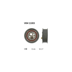 Ролик натягувача ременя SKF VKM 11003 зображення 1