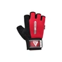 Рукавички для фітнесу RDX W1 Half Red Plus L (WGA-W1HR-L+) - зменшене зображення 3