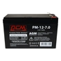 Батарея до ДБЖ Powercom 12В 7Ah (PM-12-7) - зменшене зображення 1