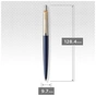 Ручка кулькова Parker JOTTER 17 Royal Blue GT BP (14 132) - зменшене зображення 2