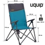 Крісло складане Uquip Becky Blue/Grey (244026) - зменшене зображення 6