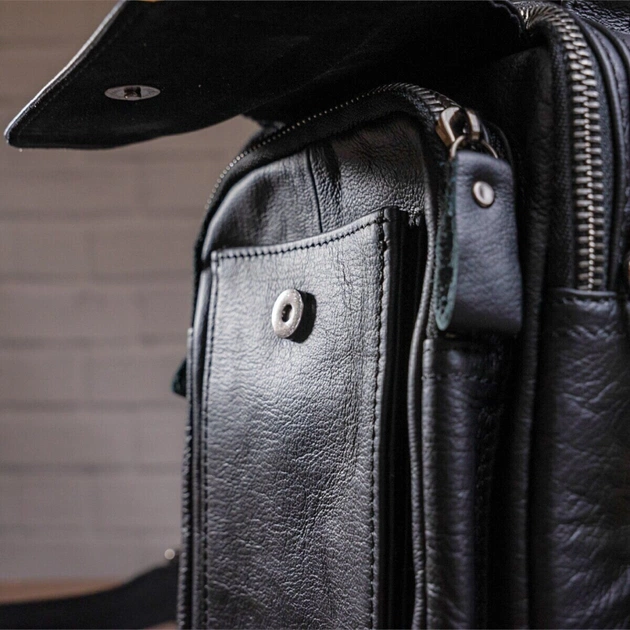 Сумка Vintage Чорна (14816) - зображення 8
