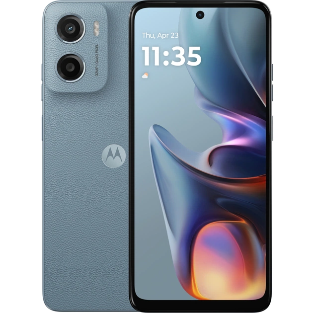 Мобільний телефон Motorola E15 2/64GB Misty Blue (PB6S0001RS) - зображення 1