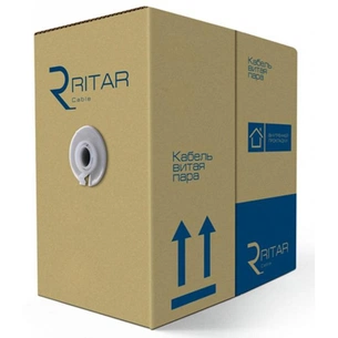 Кабель сетевой Ritar UTP 305м КВП (4*2*0,48) 4Р [СCA] (08534) изображение 1