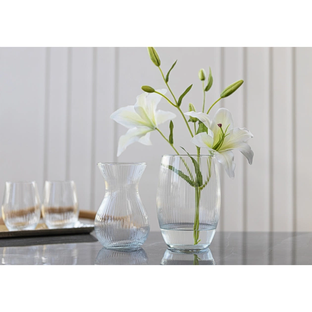 Ваза Trend Glass Asta Ribs 18 см (35446) - picture 3