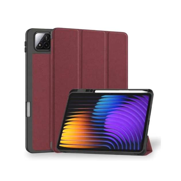 Чехол для планшета BeCover Flexible TPU Mate Xiaomi Pad 7 / 7 Pro 11.2" Red Wine (715619) - изображение 1