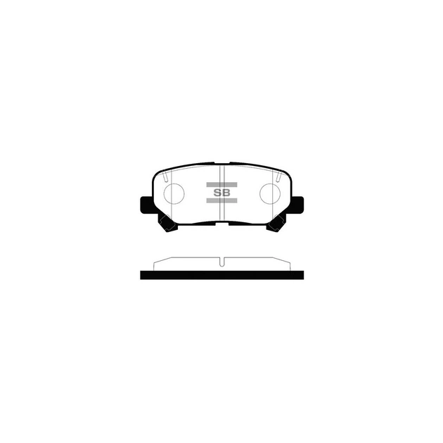 Тормозные колодки HI-Q SP1461A - изображение 1