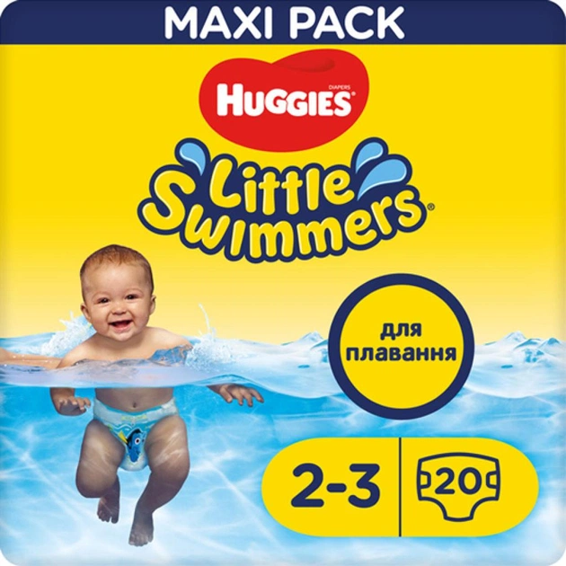 Підгузки Huggies Little Swimmer 2-3 20 шт (5029053537818) - изображение 1