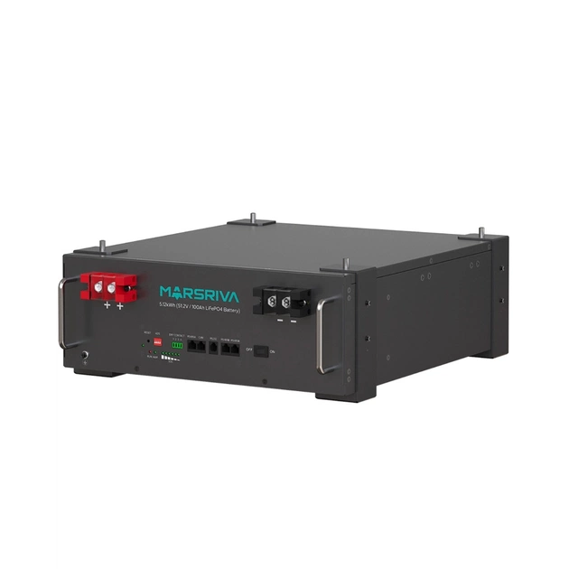 Батарея LiFePo4 Marsriva 51.2V 100Ah (MR-LFP5.12-LRT) - зображення 1