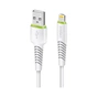 Дата кабель USB 2.0 AM to Lightning 2.0m CBFLEXL2 white Intaleo (1283126521416) - зменшене зображення 1