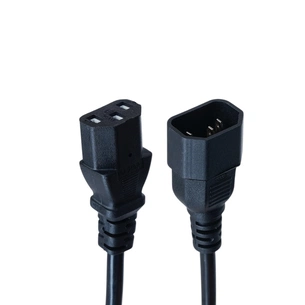 Кабель живлення C13 to C14 2.0m black Armorstandart (ARM73125) изображение 1