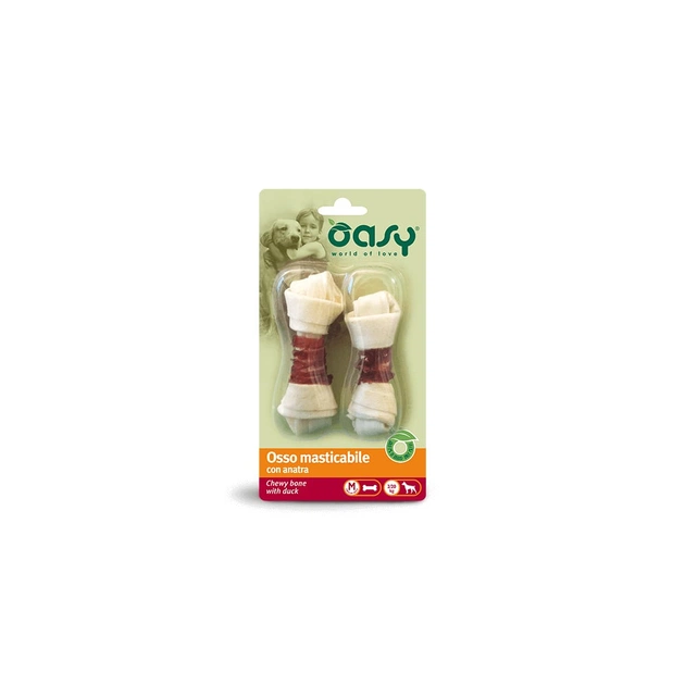 Лакомство для собак OASY Chewy Bone утка -M- 54 г (8053017341026) - изображение 1