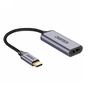 Перехідник USB-C to HDMI black Choetech (HUB-H10-V1) - зменшене зображення 1