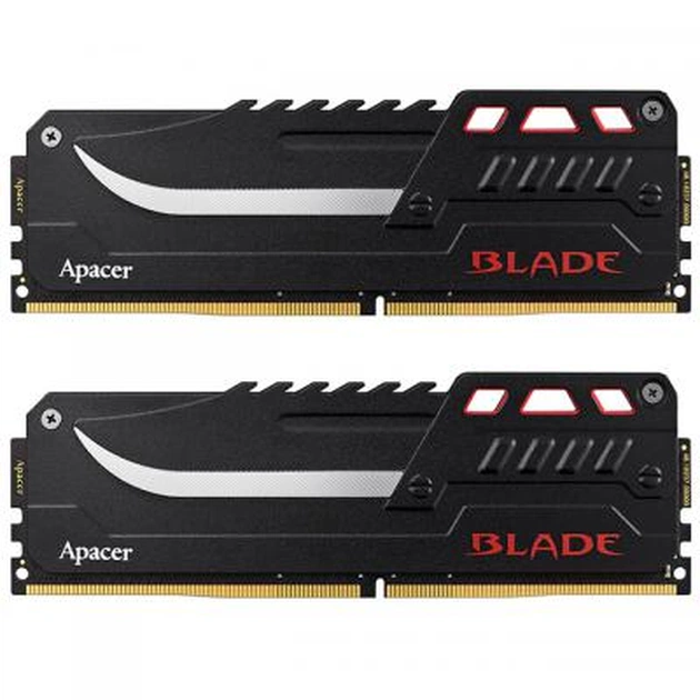 Модуль пам'яті для комп'ютера DDR4 16GB (2x8GB) 3000 MHz BLADE Series Apacer (EK.16GAZ.KEBK2) - изображение 1