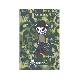 Книга записна Kite tokidoki тверда обкладинка, А6, 80 аркушів, клітинка (TK24-199-2) изображение 1