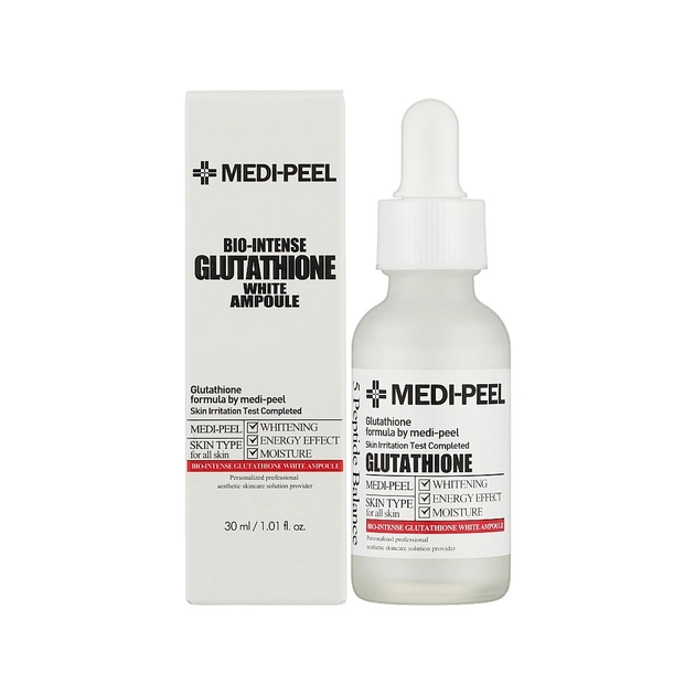 Сироватка для обличчя Medi-Peel Bio-Intense Glutathione 600 White Ampoule Освітлювальна ампульна з глутатіоном 30 мл (8809409341736) - изображение 1