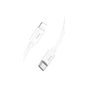 Дата кабель USB-C to Lightning 1.0m PD silicone X87 Magic white HOCO (6931474783189) - уменьшенное изображение 1