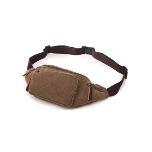 Сумка Vintage Поясна текстильна Коричнева (20176) зображення 1