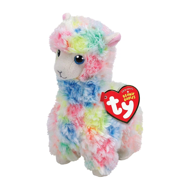 М'яка іграшка Ty Beanie Babies Різнобарвна лама Lola 15 см (41217) - изображение 1