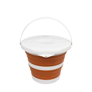 Ведро складное Tribe Water Bucket Lid 5 л з кришкою terracota (T-FJ-0049-terracota) изображение 1