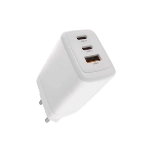 Зарядний пристрій EMOS V05G65 1xUSB-A + 2xUSB-C PD65W GaN (V05G65) зображення 1