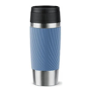 Термокружка Tefal Travel Mug Classic Twist, 360мл, нержавіюча сталь, блакитний (N2024510) зображення 1