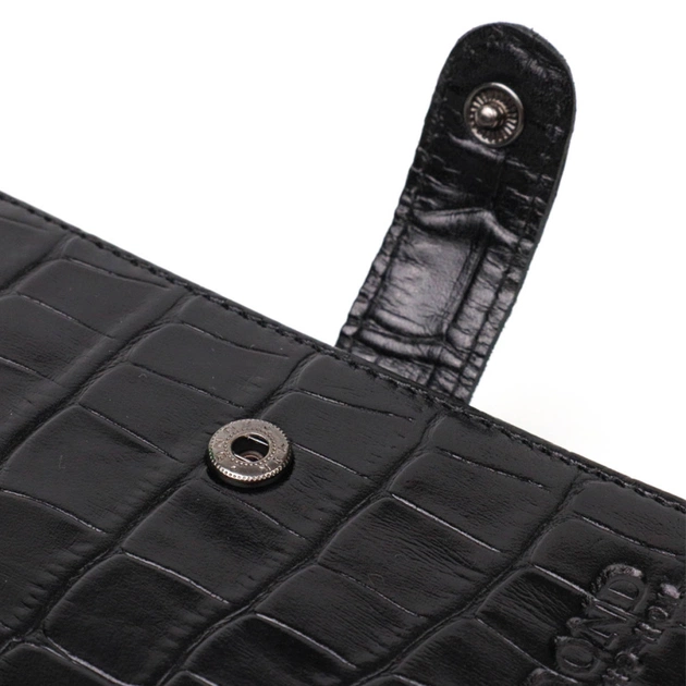 Портмоне Bond Accessories З натуральної шкіри Чорне (22057) - изображение 5