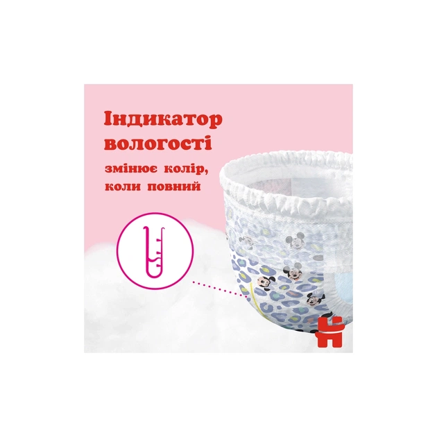 Підгузки Huggies Little Movers/Pants 6 (15-25 кг) для дівчинки 44 шт (5029053547664) - picture 10