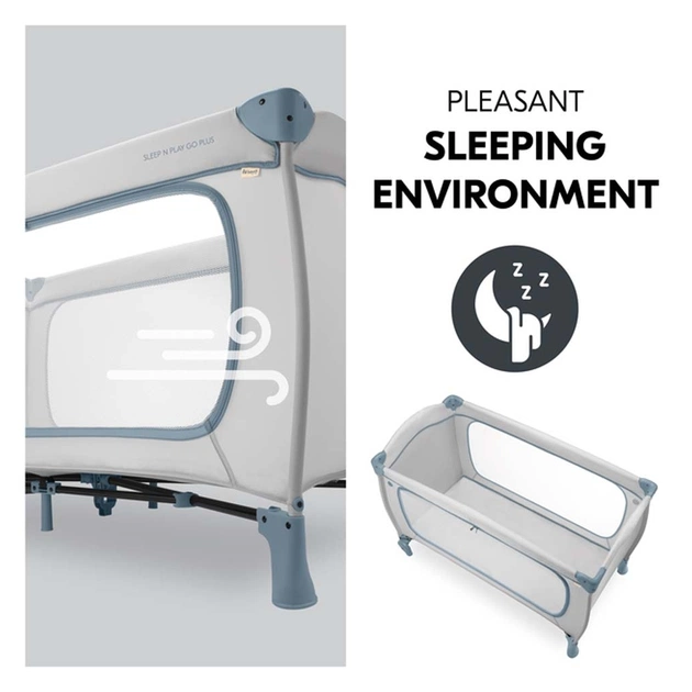 Дитячий манеж Hauck Sleep N Play Go Plus Dusty Blue (60089-4) - зображення 3