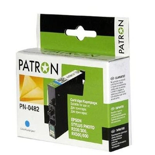 Картридж Patron для EPSON R200/300 (PN-0482) CYAN (CI-EPS-T048240-CY-PN) зображення 1
