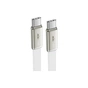 Дата кабель USB-C to USB-C 1.2m 60W 3A nylon white Acefast (6974316286257) - зменшене зображення 4