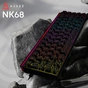 Клавіатура Ajazz NK68 Red Switch USB UA Black (NK68-R-S-B) - уменьшенное изображение 6