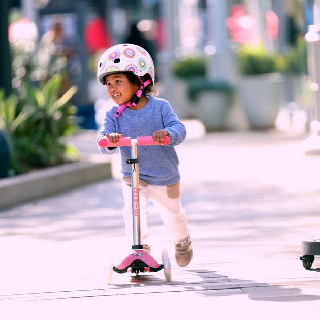 Самокат Micro Mini Deluxe Fairy Glitter LED Рожевий (MMD208) - picture 10