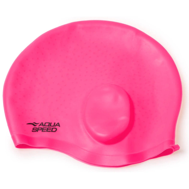 Шапка для плавания Aqua Speed Ear Cap Comfort 9893 289-03 рожевий Уні OSFM (5908217698933) - изображение 1