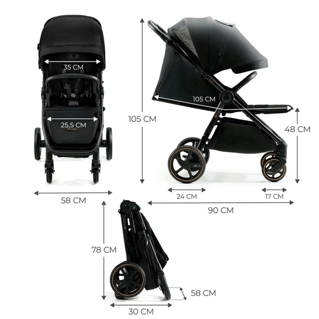 Коляска Kinderkraft Mitzy Ink Black (KSMITZ00BLK0000) (5902533924370) - picture 6