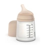 Набір для годування новонароджених Suavinex Zero. Zero Beige (пляшка 180 мл + пустушка) (308426) - зменшене зображення 3