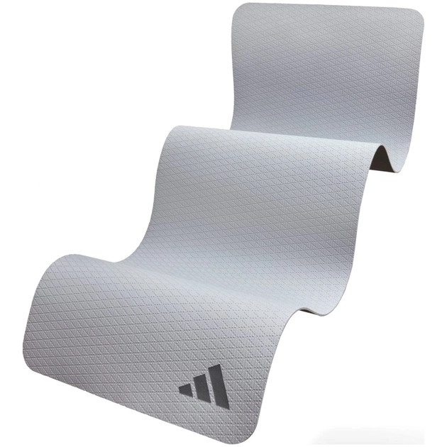 Килимок для йоги Adidas Yoga Mat ADYG-10001SV Уні 173 х 61 х 0,4 см сірий (885652026642) - зображення 6