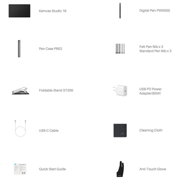 Планшет-монитор Huion Kamvas Studio 16 (KS1601) - изображение 12