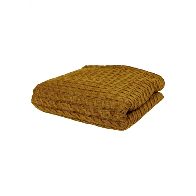 Плед Прованс Happy Fall Kosa Охра 130х170 см (4823093447080) - picture 5